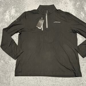 Callaway Shirt Mens Large Black Quarter Zip Golf Long Sleeve